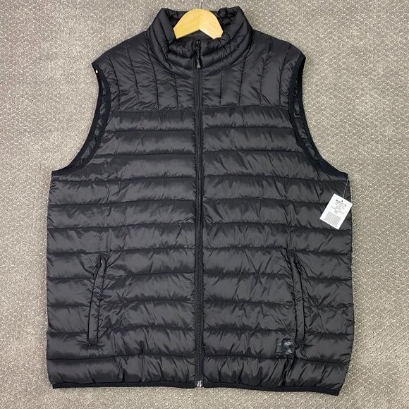 ZeroXposur Puffer Vest Men's XXL Black Puffy 2XL Full Zip - Picture 1 of 11